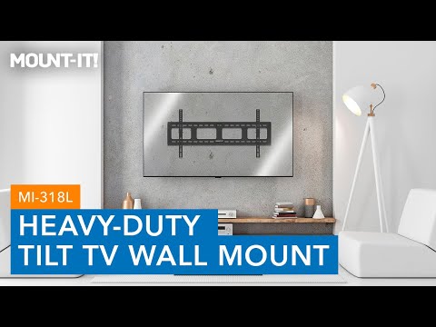 Heavy-Duty Tilt TV Wall Mount