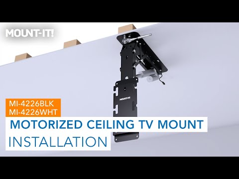 Motorized Ceiling TV Mount