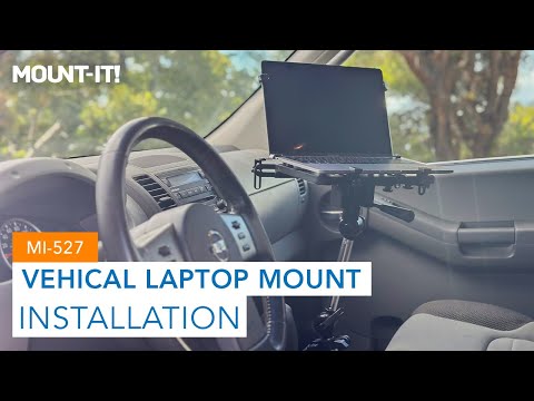 Height Adjustable Vehicle Laptop Mount