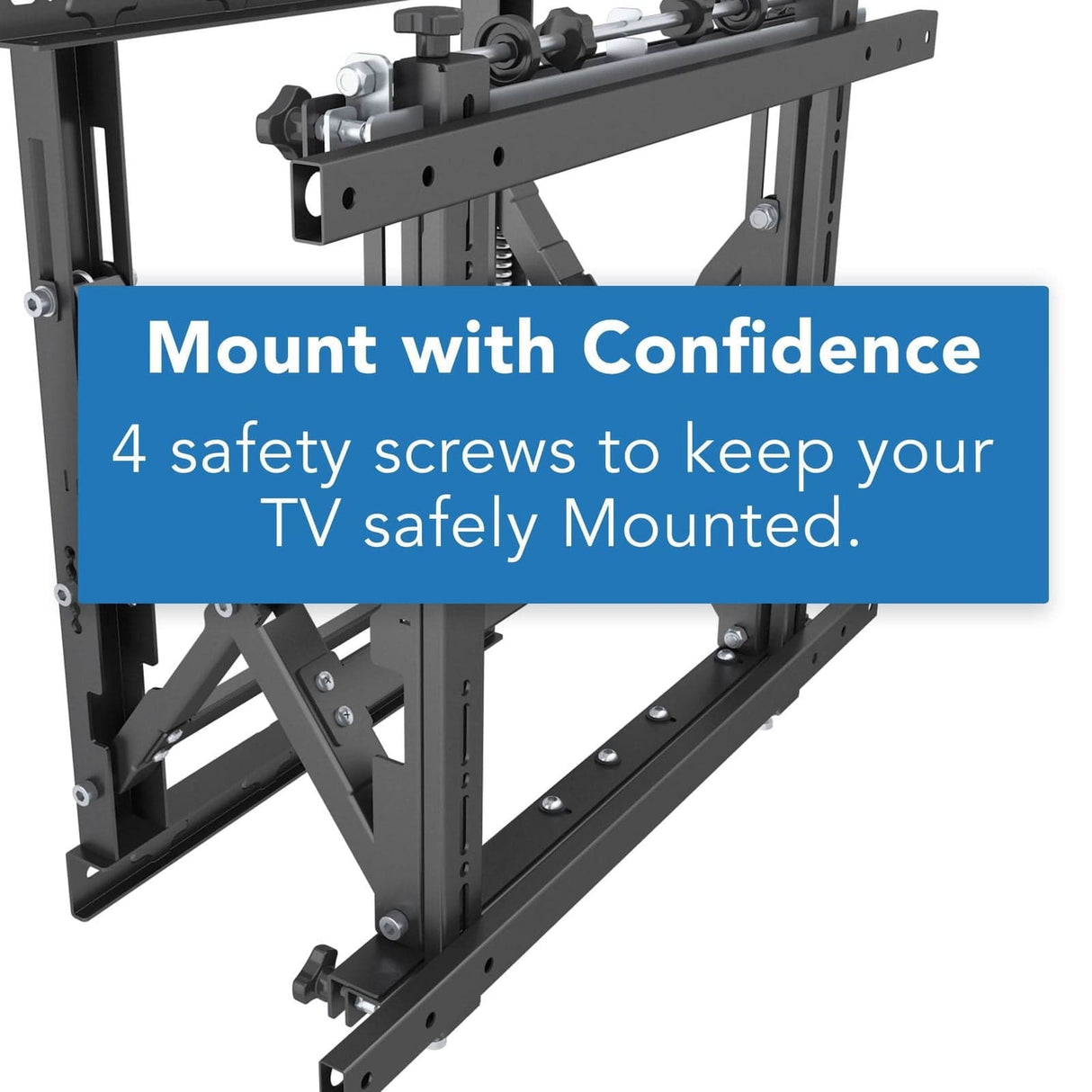 TV Mount - Push-In Pop-Out Video Wall Mount - Mount-It! - MI-367