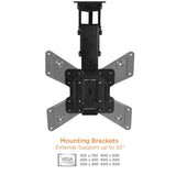 TV Mount - Retractable Motorized Ceiling TV Mount - Mount-It! -