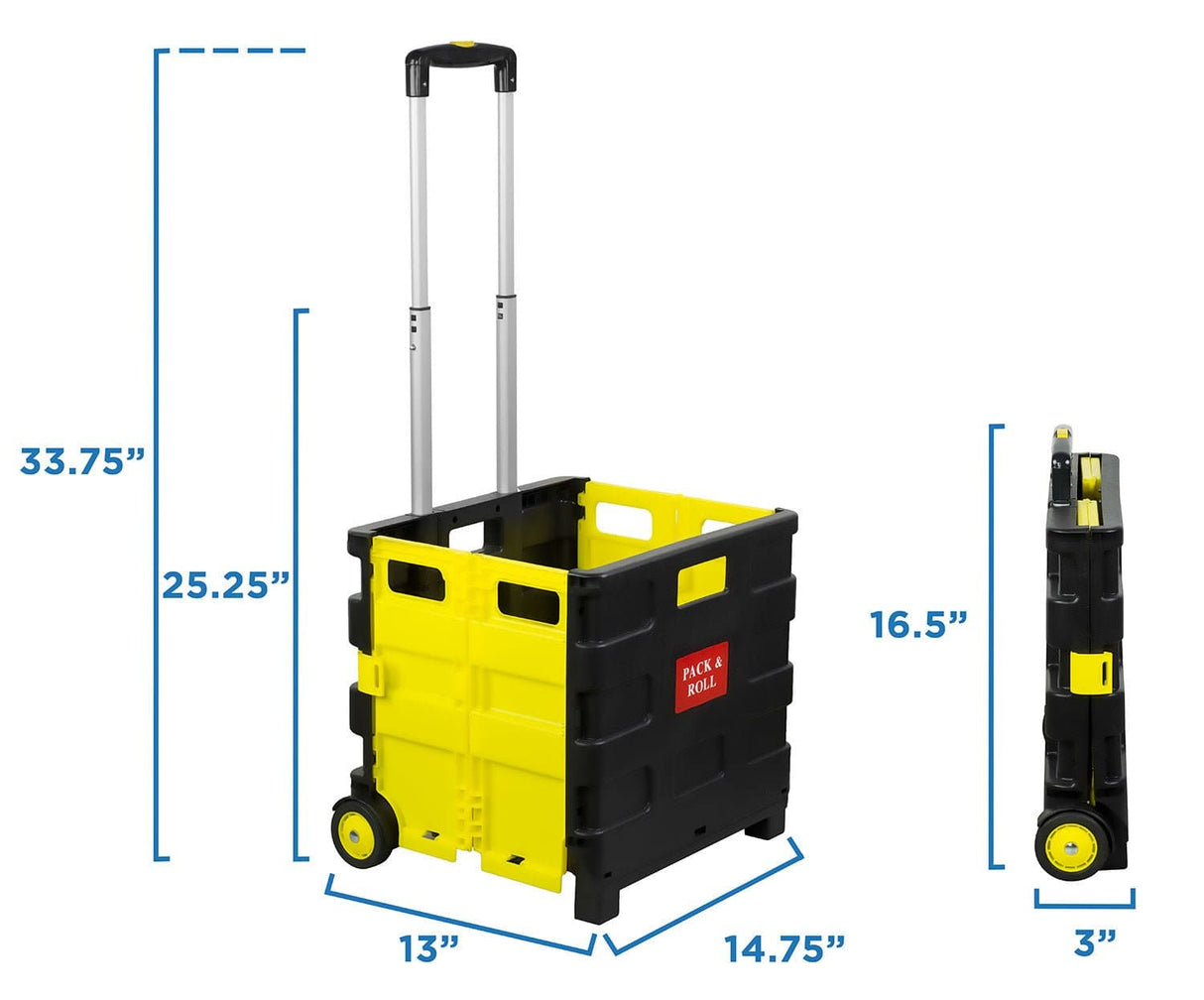 Hand Truck - Rolling Collapsible Utility Cart - Mount-It! - MI-904