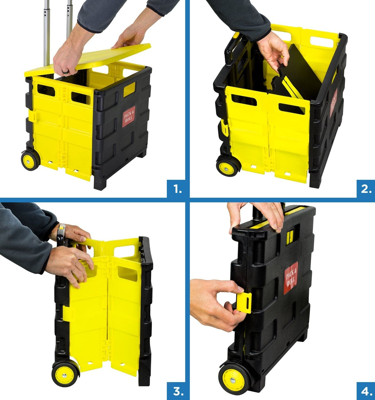 Hand Truck - Rolling Utility Cart - Mount-It! - MI-905