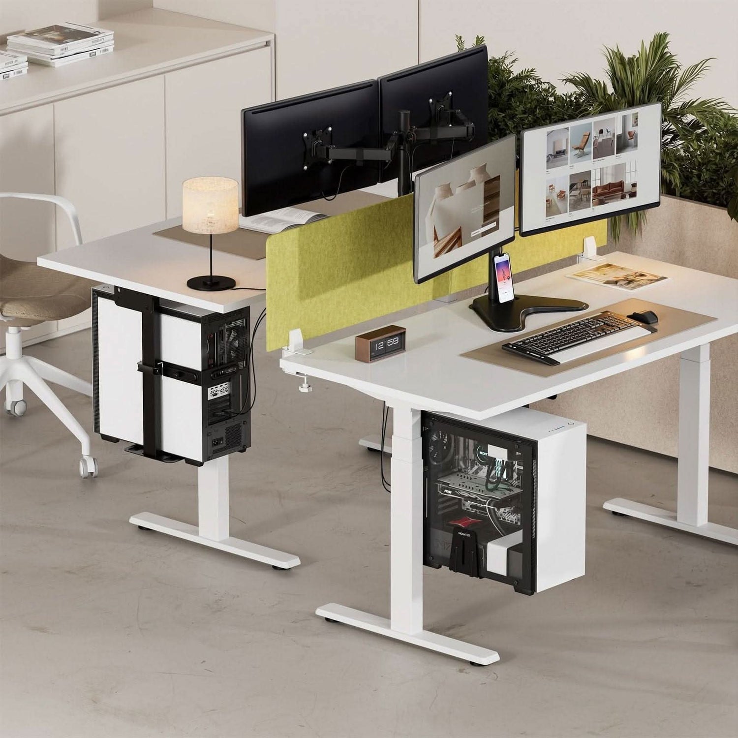 Mount-It! Rotating Heavy-Duty Under Desk / Wall CPU Mount - Mount-It ...