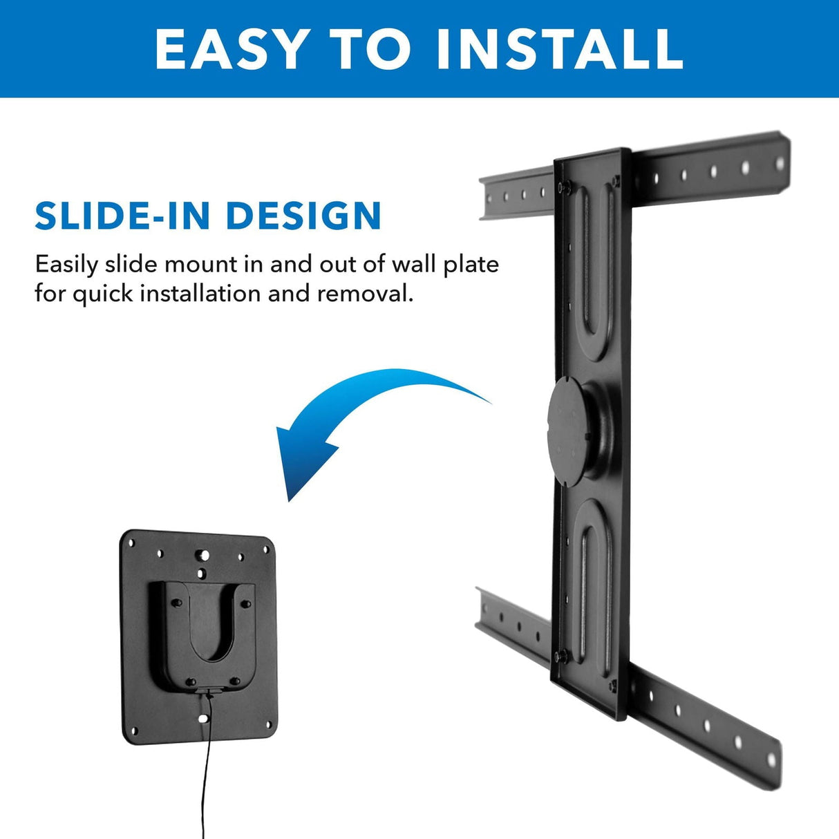 TV Mount - Rotating TV Wall Mount | 37" to 80" Screens - Mount-It! - MI-387