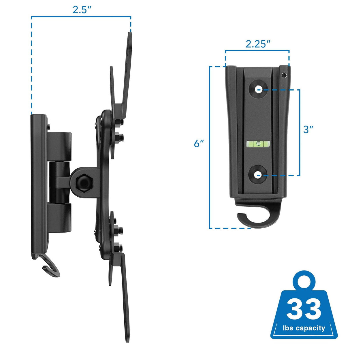 TV Mount - RV and Trailer TV Wall Mount - Mount-It! - MI-432