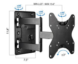 TV Mount - RV and Trailer TV Wall Mount with Lockable Arm - Mount-It! - MI-431