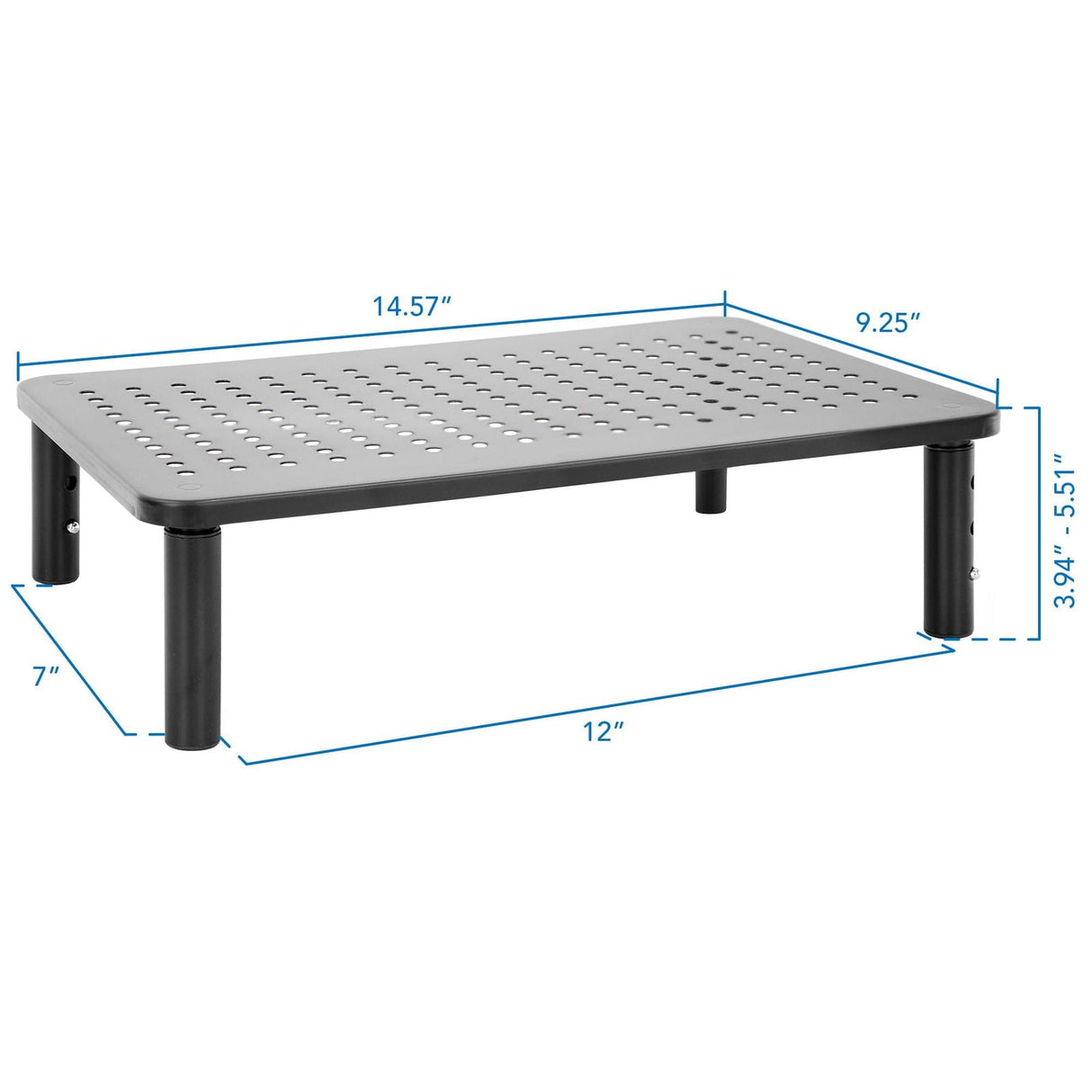 Monitor Risers - Set of 2 Adjustable Monitor Risers - Mount-It! - MI-7364