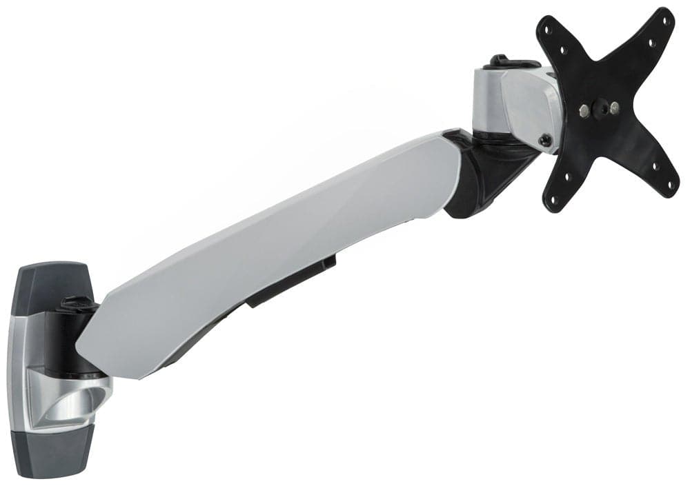 Silver Monitor Mount - Fully Adjustable Monitor Wall Mount - Mount-It! - MI-34114