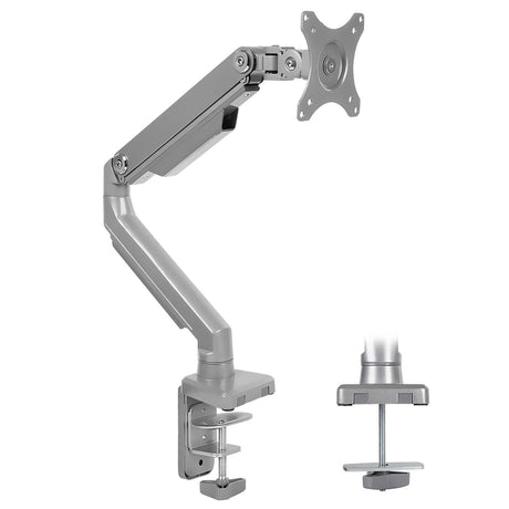 Silver Monitor Mount - Single Monitor Desk Mount - Mount-It! - MI-2761