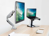 Silver Monitor Mount - Single Monitor Desk Mount - Mount-It! - MI-2761