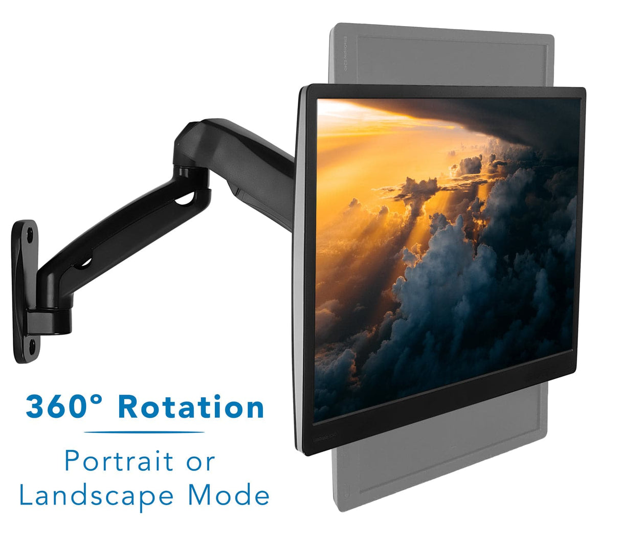 Monitor Mount - Single Monitor Wall Mount Arm - Mount-It! - MI-765