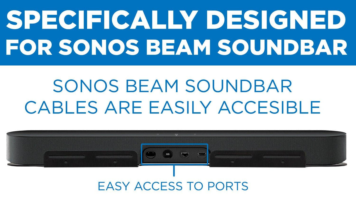 Speaker Mount - Sound Bar Wall Mounting Shelf for Sonos Beam - Mount-It! - MI-SB45