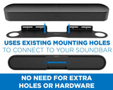 Speaker Mount - Sound Bar Wall Mounting Shelf for Sonos Beam - Mount-It! - MI-SB45