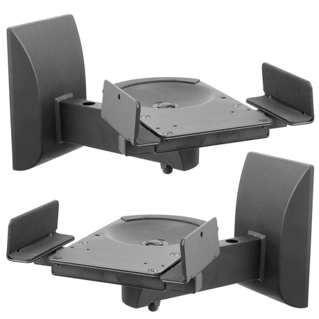 Speaker Mount - Speaker Wall Mounts w/ Sliding Clamps (pair) - Mount-It! - MI-SB37