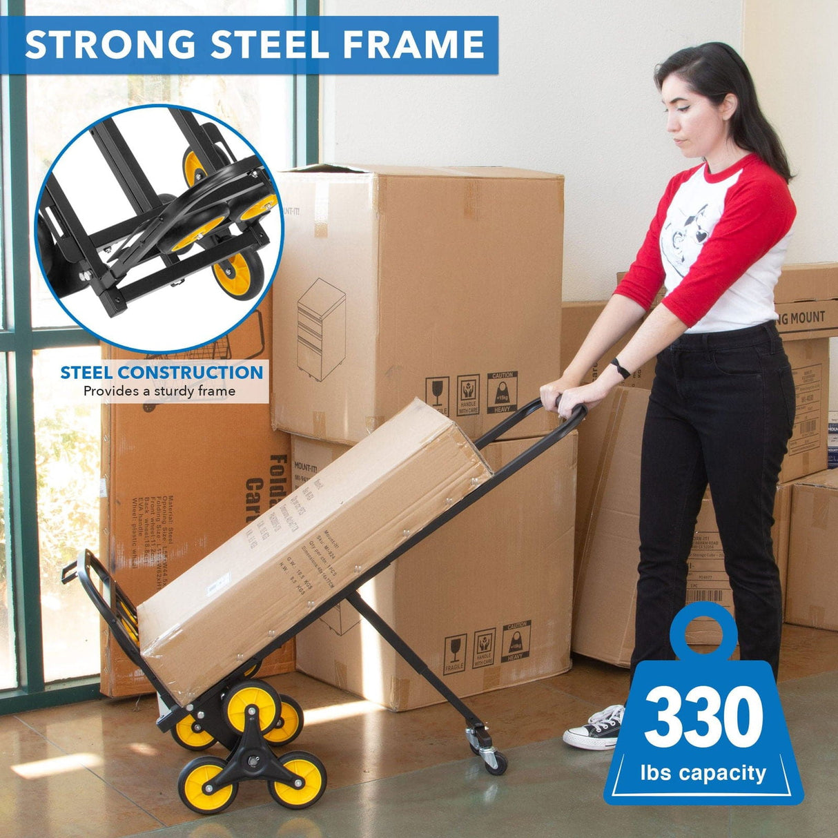 Hand Truck - Stair Climber Hand Truck - Mount-It! - MI-924