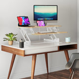 Desk Converters - Standing Desk Converter with 38" Desktop - Mount-It! -