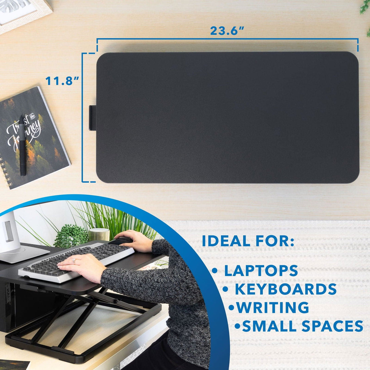 Keyboard Trays/Mounts - Standing Keyboard Platform - Mount-It! - MI-7146