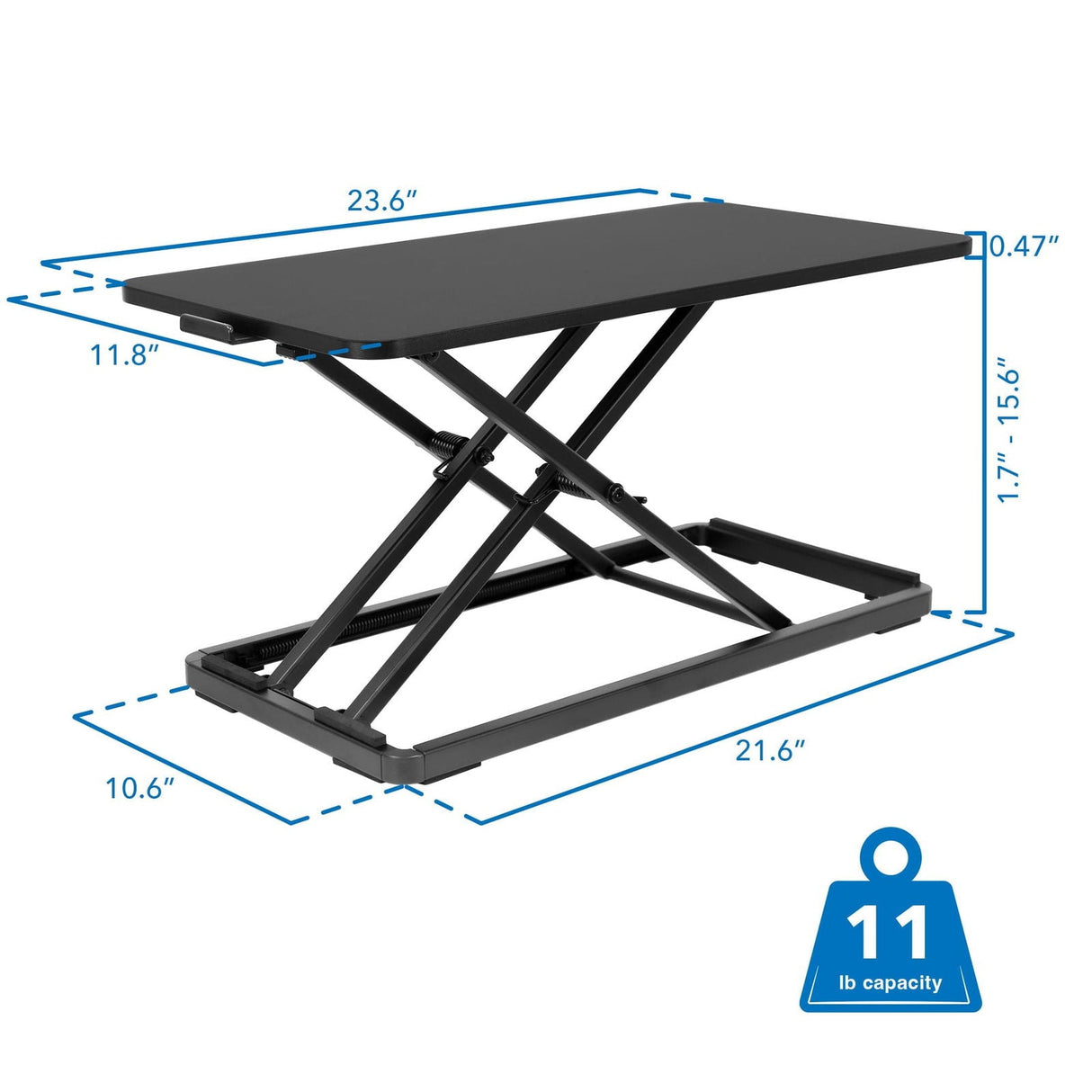 Keyboard Trays/Mounts - Standing Keyboard Platform - Mount-It! - MI-7146