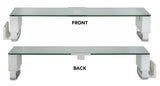 Monitor Risers - Tempered Glass & Aluminum Monitor Stand with USB - Mount-It! - MI-7266