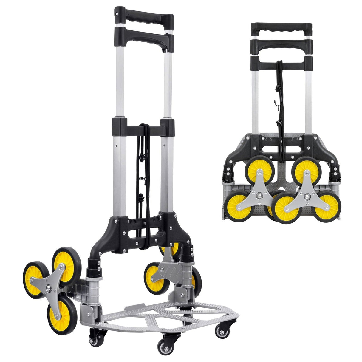 Hand Truck - Tri-Wheel Stair Climber Hand Truck with Foldable Design - Mount-It! - MI-953