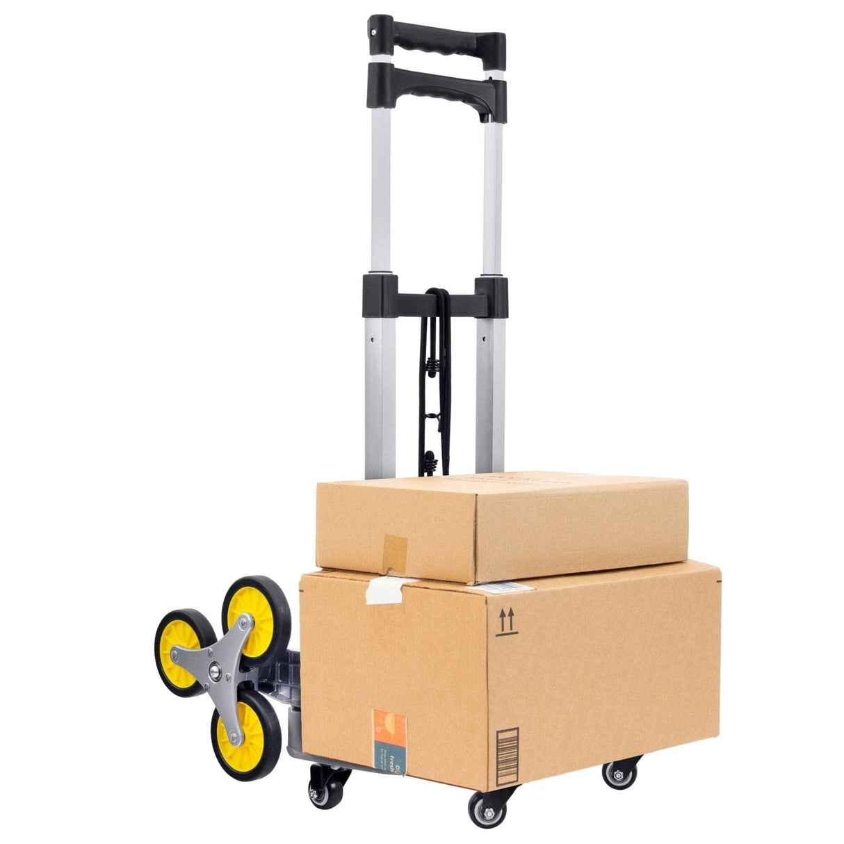 Hand Truck - Tri-Wheel Stair Climber Hand Truck with Foldable Design - Mount-It! - MI-953