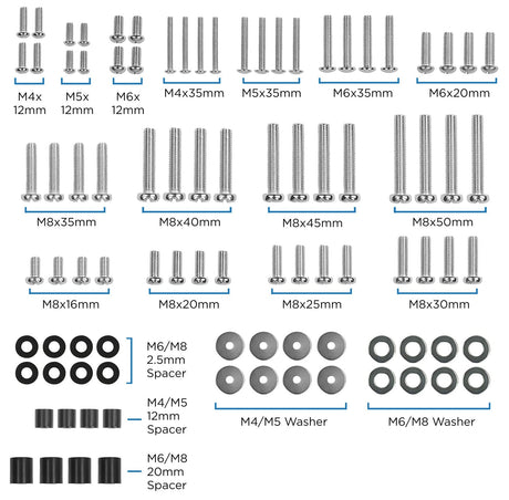 TV Accessories - TV Hardware Kit - Mount-It! - MI-TVHWKIT