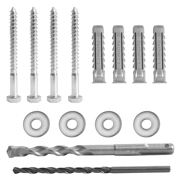 TV Accessories - TV Mount Lag Screw & Drill Bit Kit - Mount-It! - Mi-9008