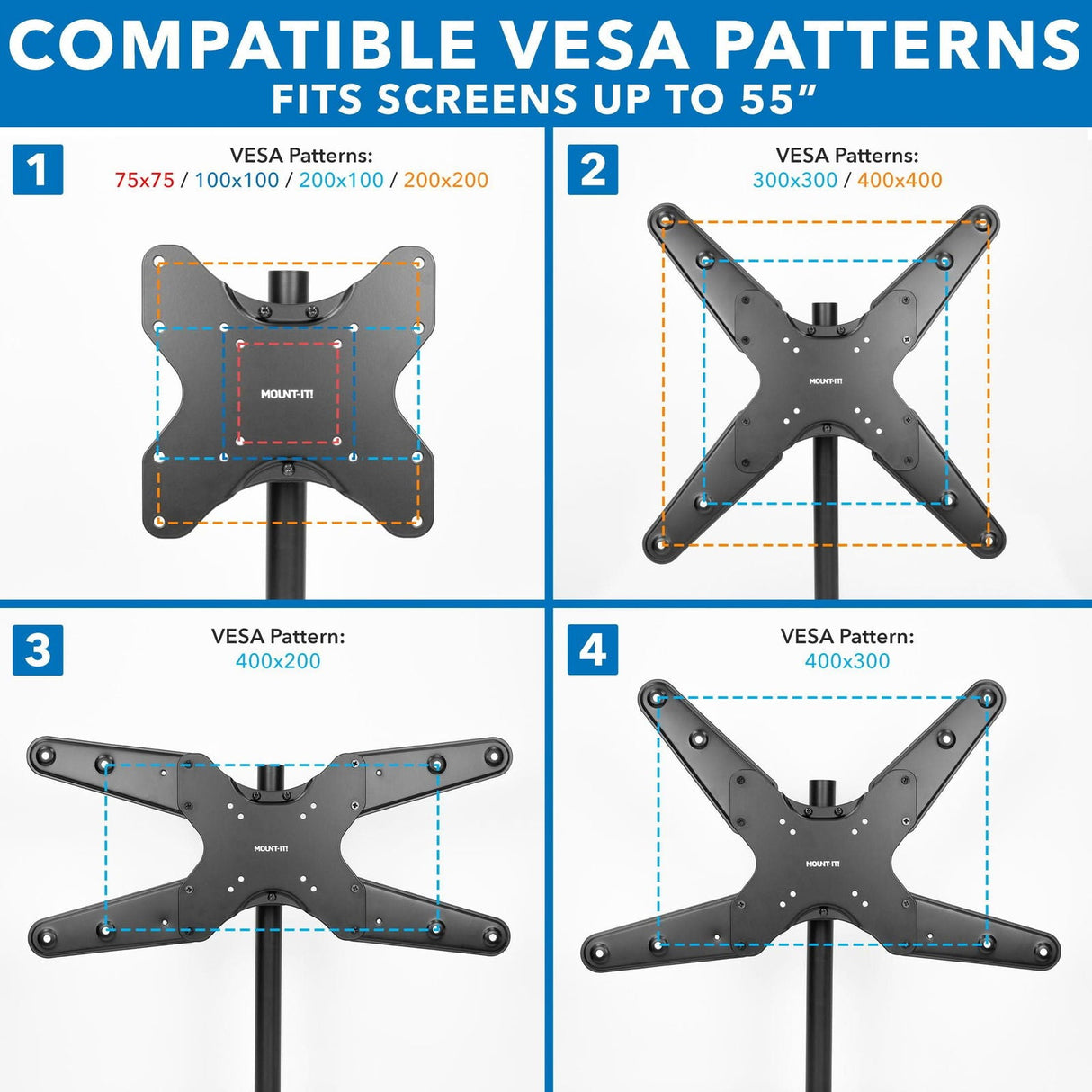 TV Mount - TV Pole Mount - Mount-It! - MI-390XL