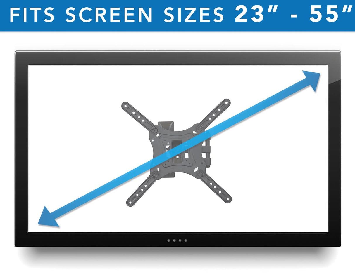 TV Mount - TV Wall Mount and AV Shelf Combo - Mount-It! - MI-894