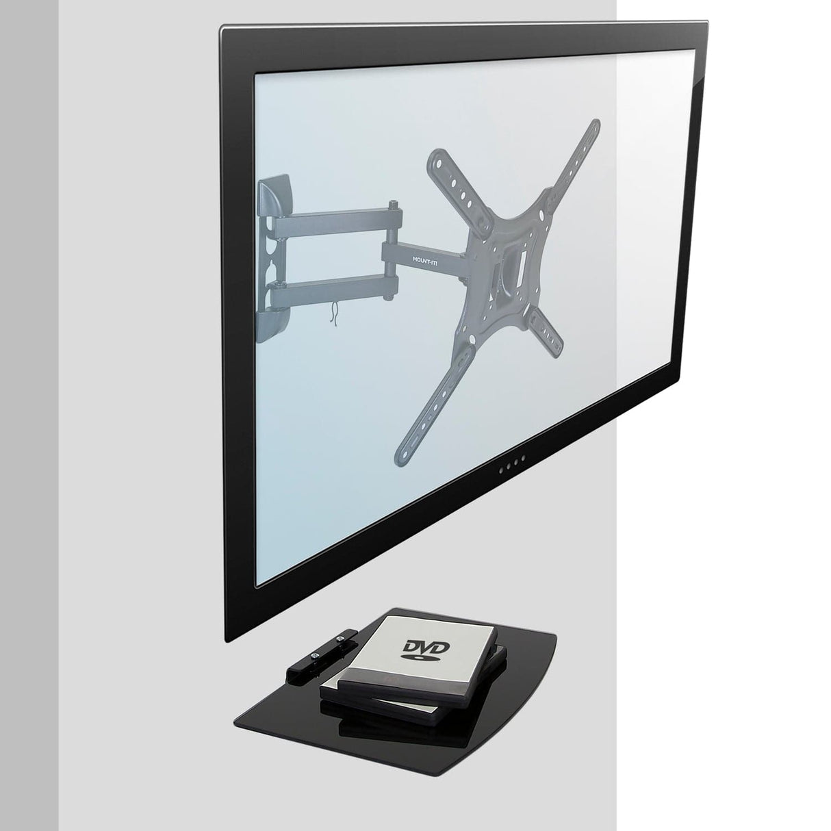 TV Mount - TV Wall Mount and AV Shelf Combo - Mount-It! - MI-894