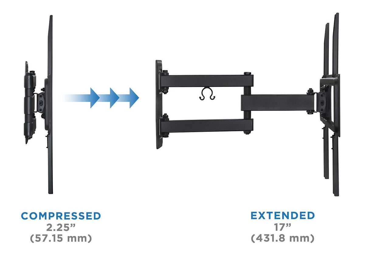 TV Mount - TV Wall Mount with Full Motion Articulating Arm - Mount-It! - MI-3991B