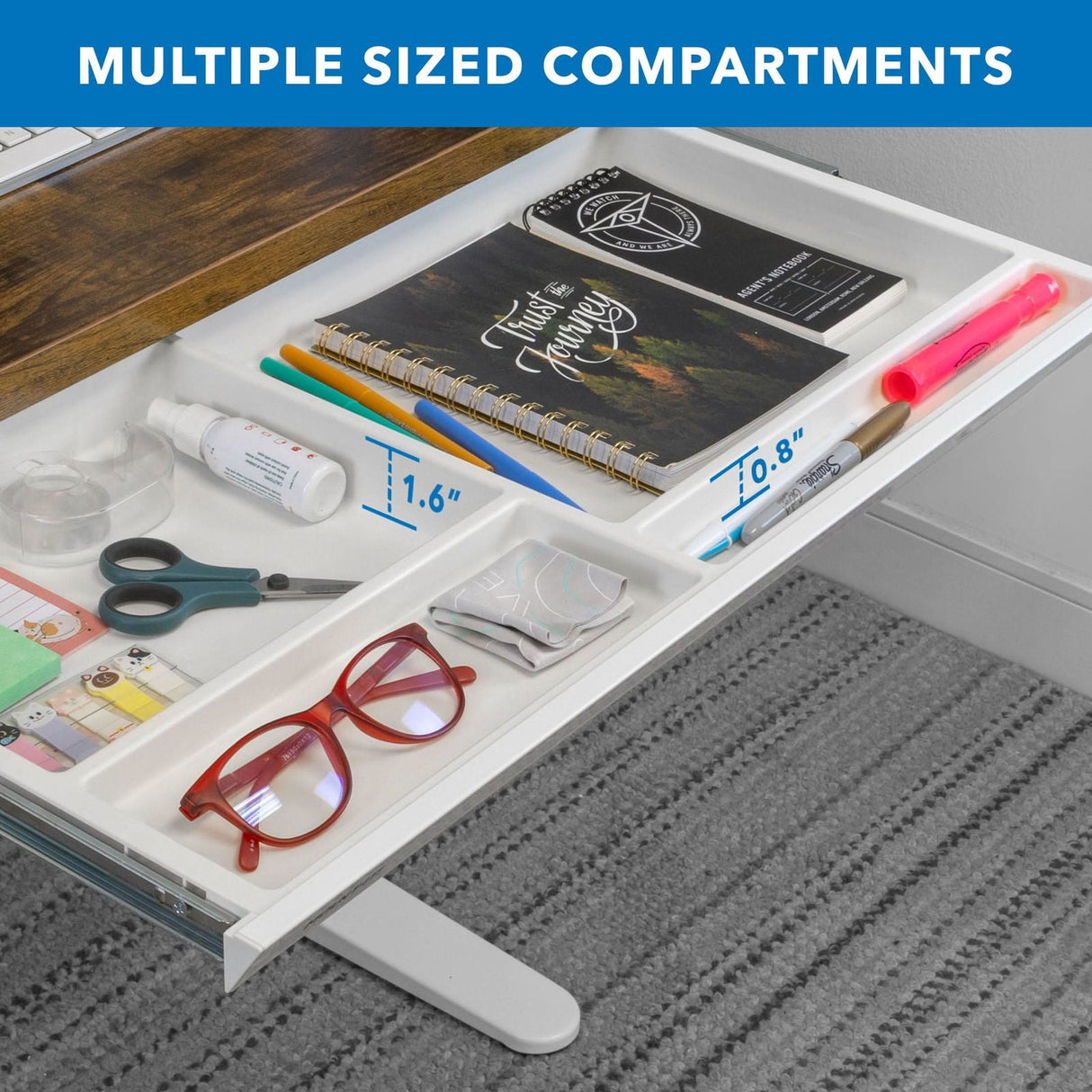 Desk Accessories - Under Desk Drawer - Deep - Mount-It! -