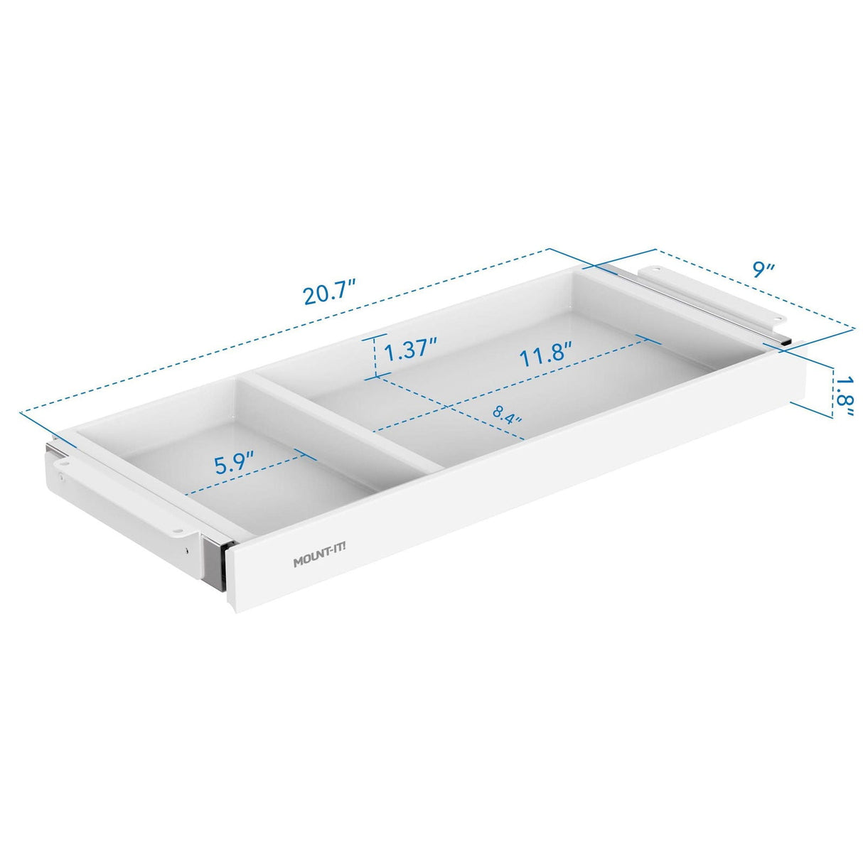 Desk Accessories - Under Desk Drawer - Shallow - Mount-It! -