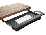 Keyboard Trays/Mounts - Under Desk Keyboard Drawer with Mouse Platform - Mount-It! - MI-7136