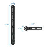 Speaker Mount - Universal Sound Bar TV Mounting Bracket - Mount-It! - MI-SB41