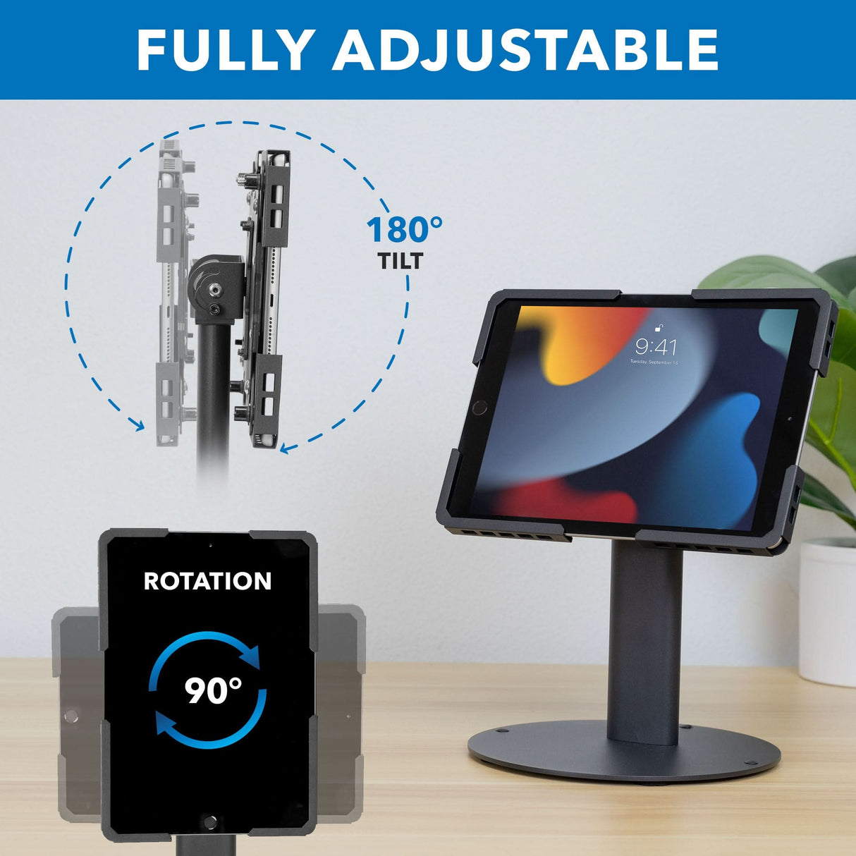 Tablet Stand - Universal Tablet Countertop Stand with Tilt - Mount-It! -