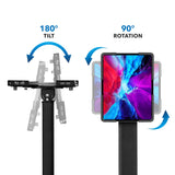 Tablet Stand - Universal Tablet Floor Kiosk - Mount-It! -