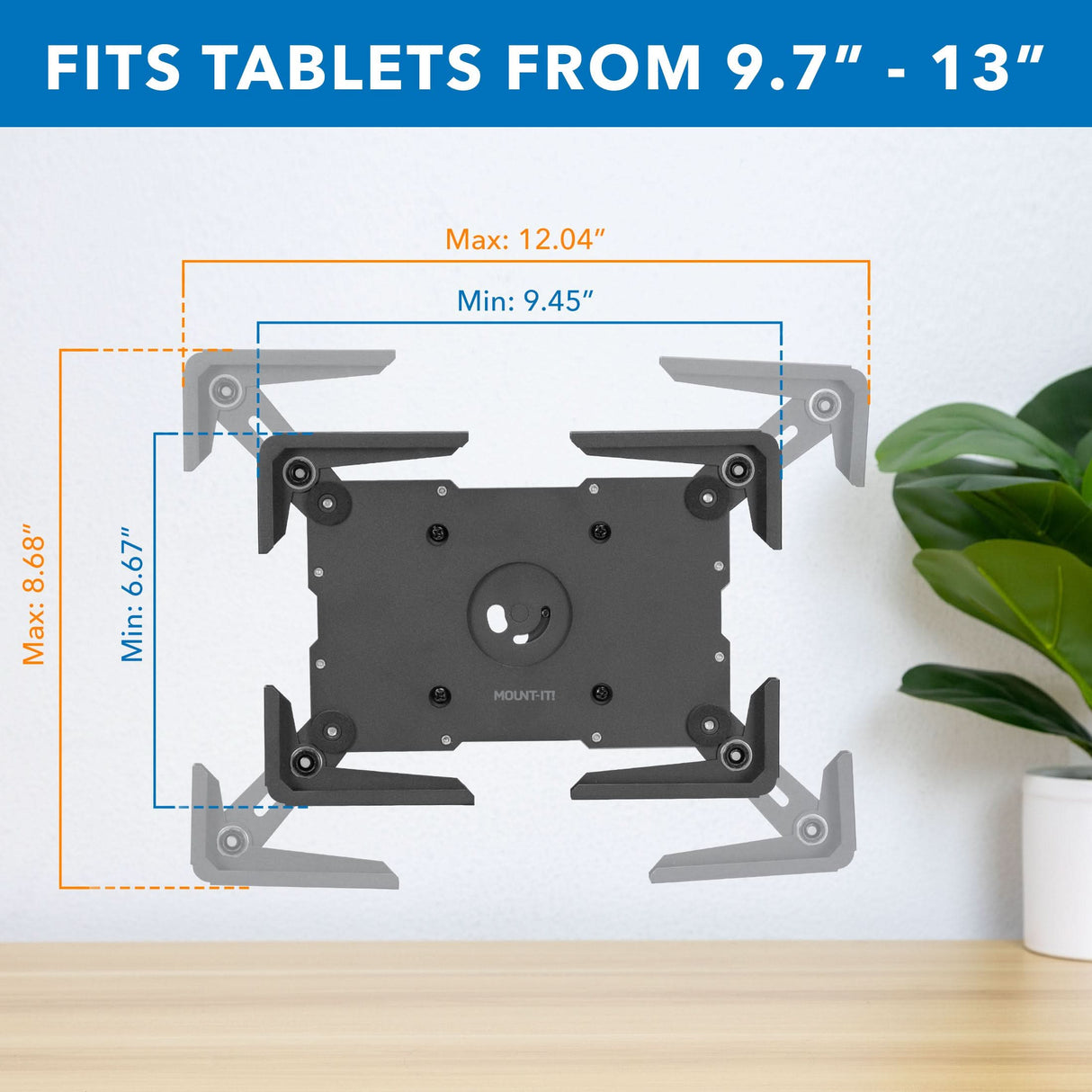 Tablet Mount - Universal Tablet Wall Mount - Mount-It! -