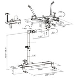 Laptop Mount - Vehicle Laptop Mount with Universal Base - Mount-It! - MI-528