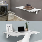 Wall Mounted Desk - Wall Mounted Drop Leaf Table / Workbench - Mount-It! -