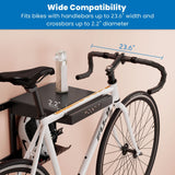 Bicycle Mount - WheelsUp Series Bike Wall Mount with Shelf and Hooks - Mount-It! -