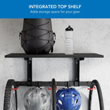 Bicycle Mount - WheelsUp Series Bike Wall Mount with Shelf for 3 Bikes - Mount-It! - MI-9023