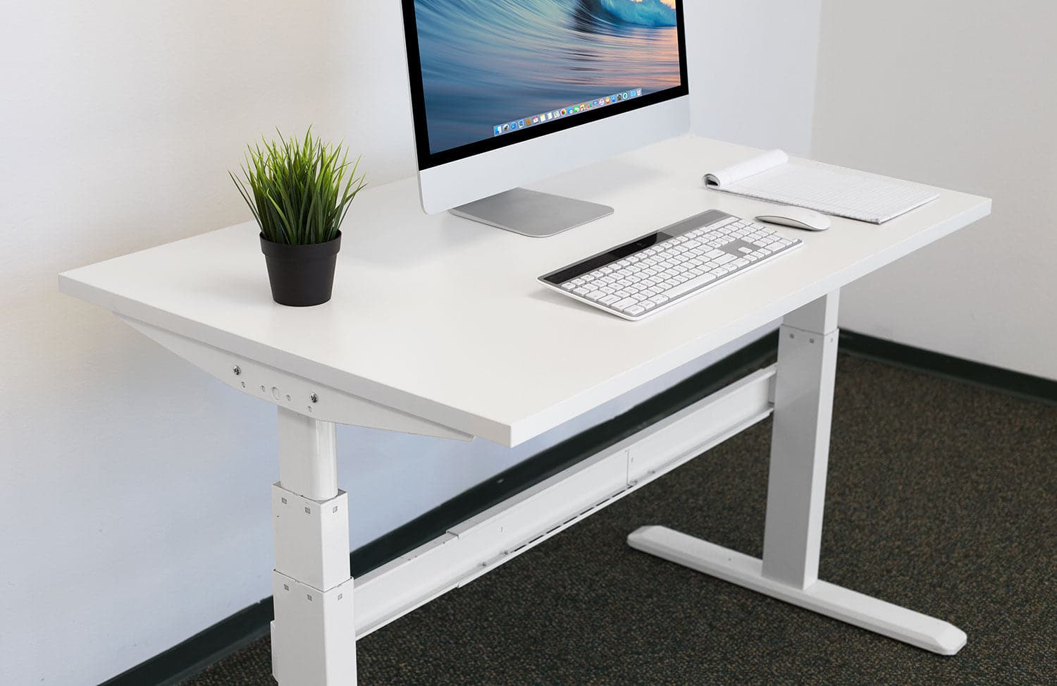 Mount It Tabletop for Sit Stand Desk White Mi 7935