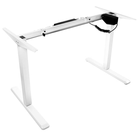 White Desk Frame - Electric Sit-Stand Desk Frame - Mount-It! - MI-7980W