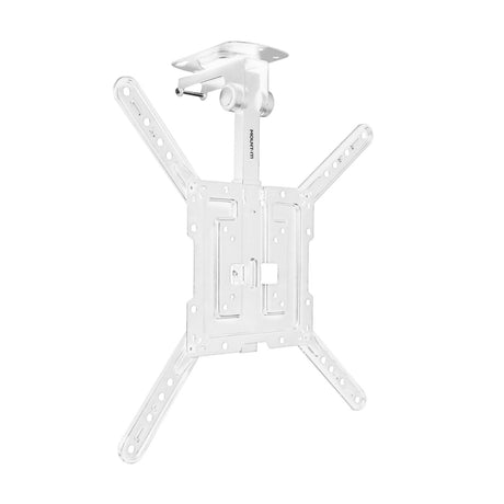 White TV Mount - Flip-Down Ceiling TV Mount - Mount-It! - MI-4225WHT