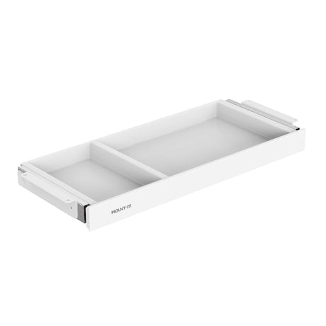 White Desk Accessories - Under Desk Drawer - Shallow - Mount-It! - MI-7294WHT