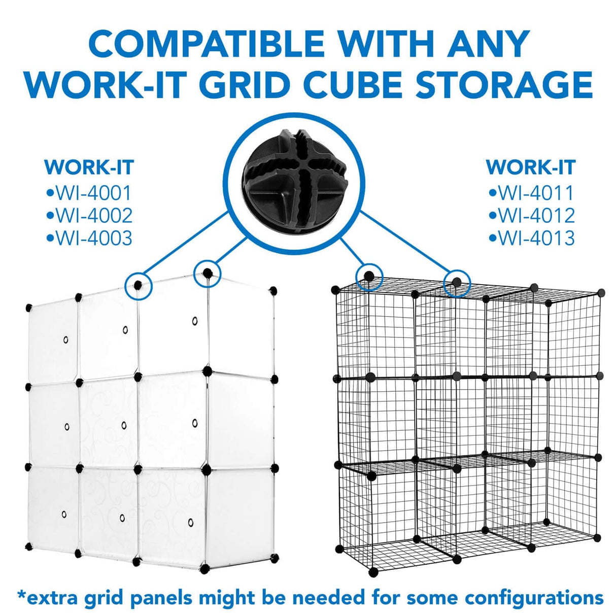 24 Piece Storage Cube Connector - Mount-It!