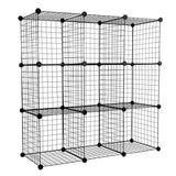 9 Cubes Storage Crate - Wire Cube Storage Organizer - Mount-It! - WI-4011