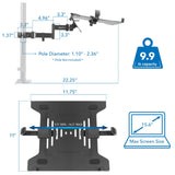 Pole Mount Laptop Holder